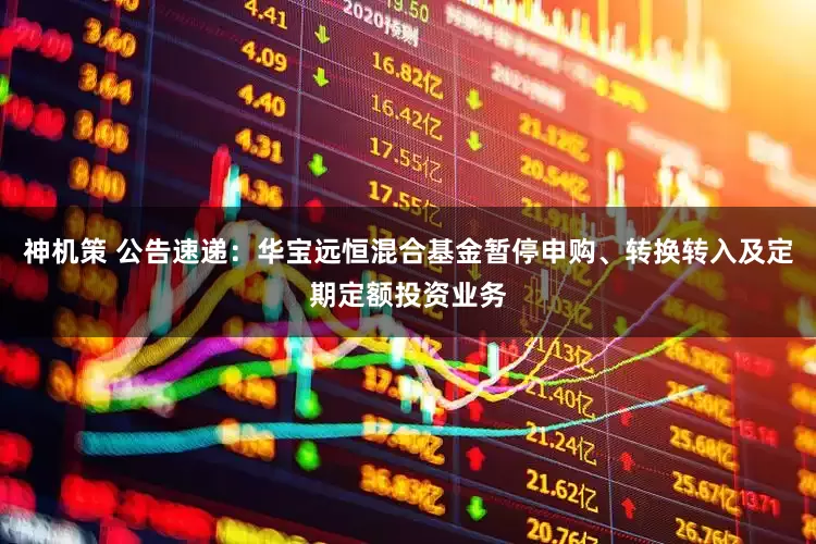 神机策 公告速递：华宝远恒混合基金暂停申购、转换转入及定期定额投资业务